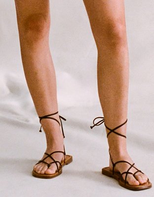 AE Strappy Lace-Up Sandal