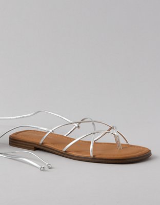 AE Strappy Lace-Up Sandal