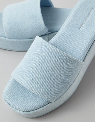 Женские сандалии American Eagle AE Denim Flatform Sandal — фото 2