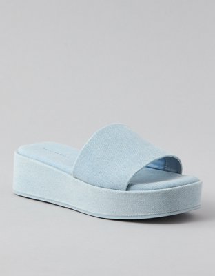 Женские сандалии American Eagle AE Denim Flatform Sandal — фото 3