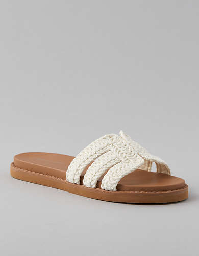 AE Crochet Slide Sandal