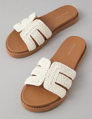 AE Crochet Slide Sandal