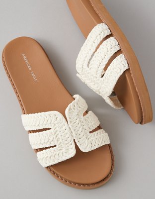 American eagle leather flip flops womens on sale