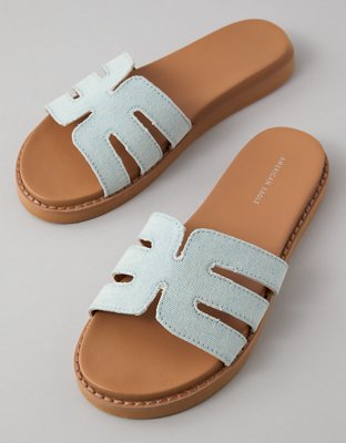 AE Denim Slide Sandal