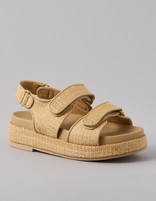 AE Flatform Velcro Slingback Sandal