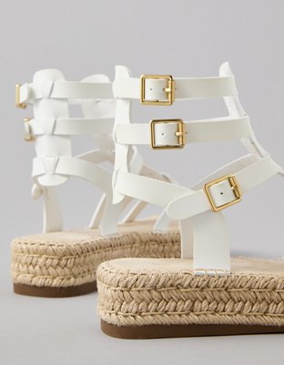AE Flatform Gladiator Espadrille Sandal