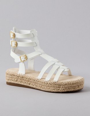 AE Flatform Gladiator Espadrille Sandal