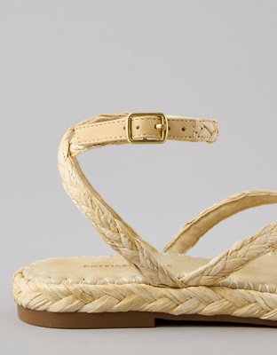 AE Raffia Espadrille Sandal