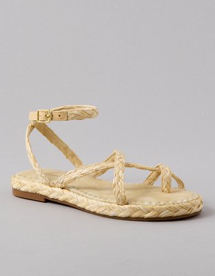 AE Raffia Espadrille Sandal