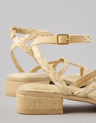 AE Strappy Raffia Sandal