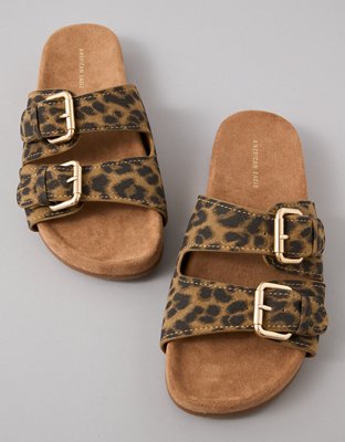 AE Double Buckle Slide Sandal