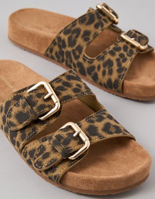 AE Double Buckle Slide Sandal