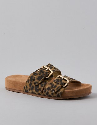 AE Double Buckle Slide Sandal
