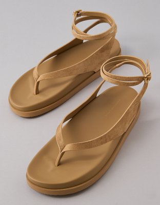 AE Faux Suede Thong Sandal