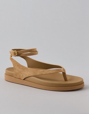 AE Faux Suede Thong Sandal