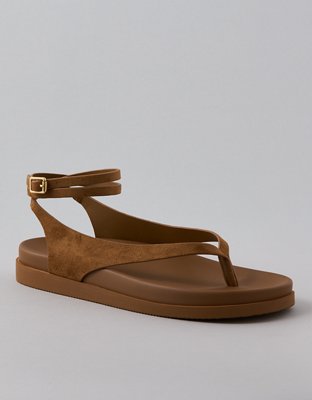 AE Faux Suede Thong Sandal
