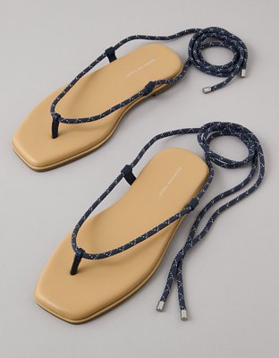 AE Rope Lace-Up Sandal | American Eagle