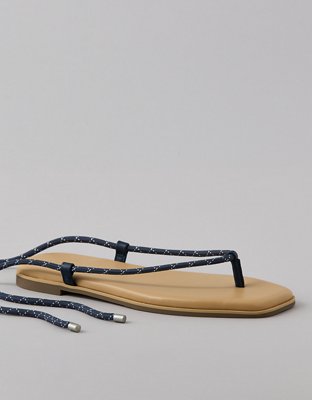 靴 AM STRING SANDALS M AE Rope Lace-Up Sandal | American Eagle