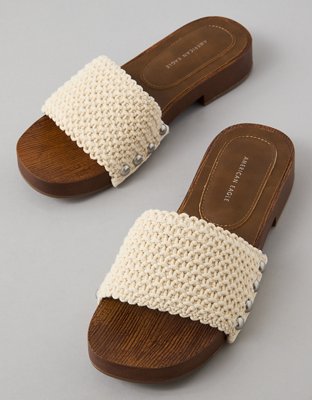 AE Crochet Clog Sandal