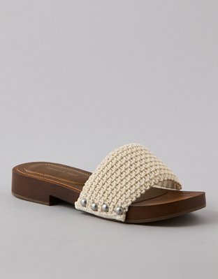 AE Crochet Clog Sandal