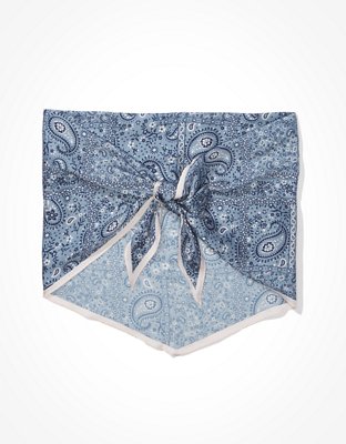Женские топы American Eagle AE Patchwork Bandana Top — фото 4