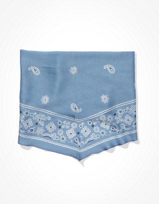 Женские топы American Eagle AE Printed Silky Bandana Top — фото 3