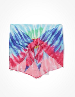 Женские топы American Eagle AE Tie-Dye Bandana Top — фото 4