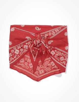 Женские топы American Eagle AE Printed Bandana Top — фото 4