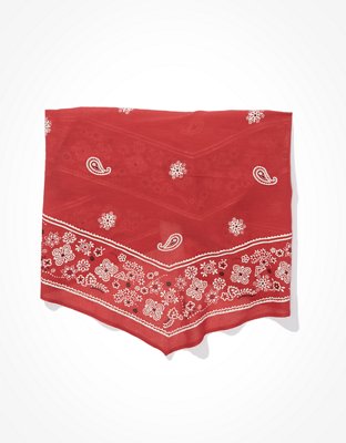 Женские топы American Eagle AE Printed Bandana Top — фото 3