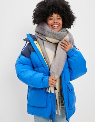 AE Plaid Blanket Scarf