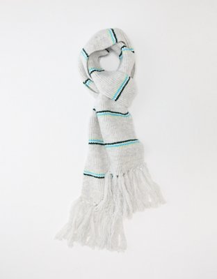 AE Striped Skinny Scarf