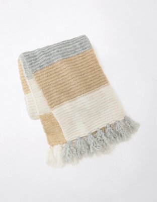 AE Chunky Striped Scarf