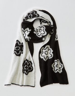 AE Bufanda Extragrande con Flores