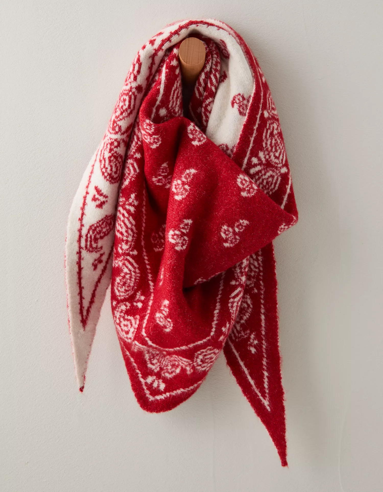 AE Knit Triangle Bandana Scarf