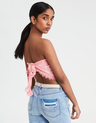 Женские топы American Eagle AE Bandana Top — фото 2