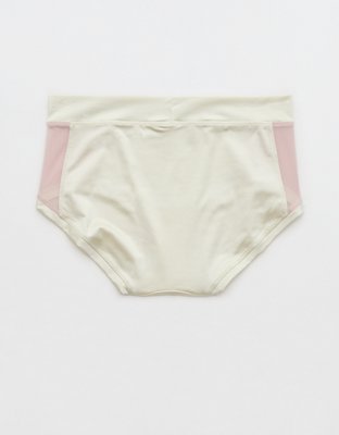 Aerie x Emily + Meritt Shine Mesh Mid Rise Underwear