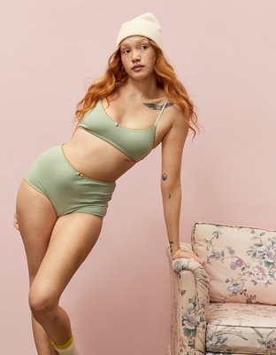 Aerie x Emily + Meritt Retro High Rise Underwear