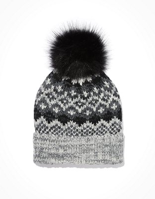 AE Fairisle Pom Beanie