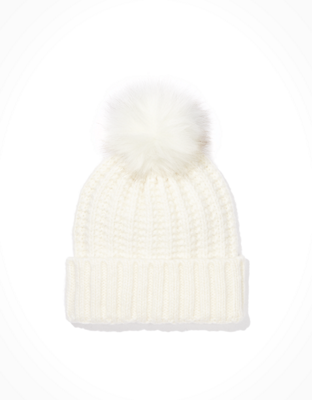 AE Ribbed Pom Beanie