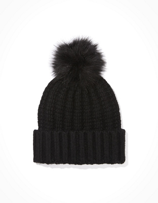 AE Ribbed Pom Beanie