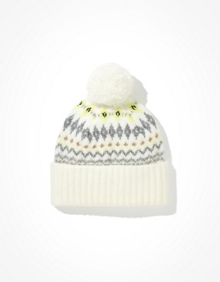 AE Fair Isle Pom Beanie