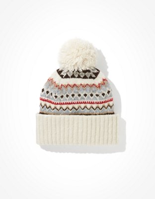 AE Fair Isle Pom Beanie