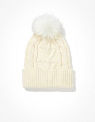 AE Cable Knit Pom Beanie