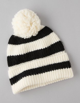 AE Knit Striped Beanie