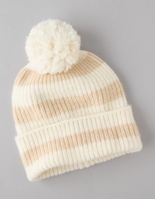 AE Knit Striped Beanie