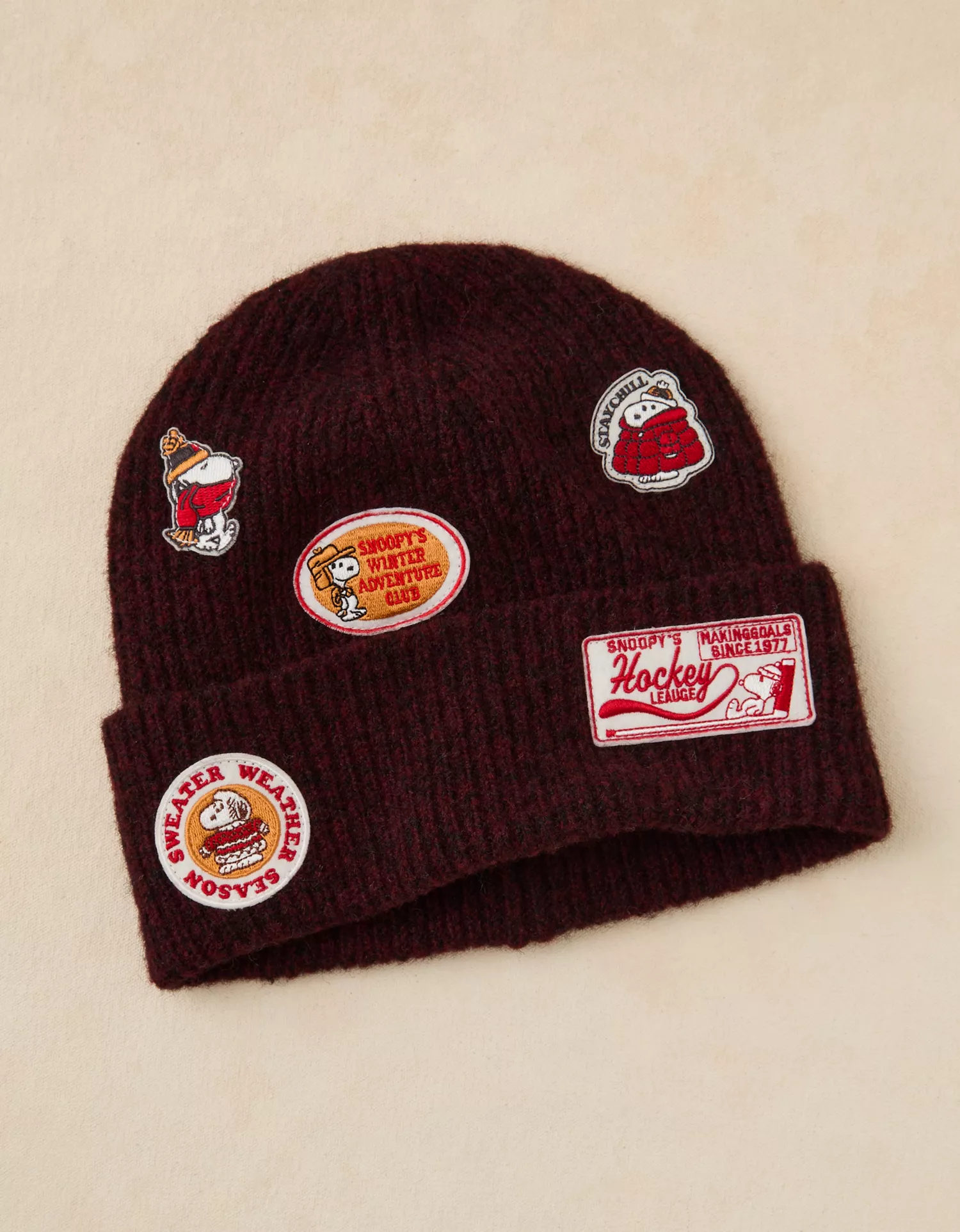 AE Snoopy Patch Beanie - thumbnail 3