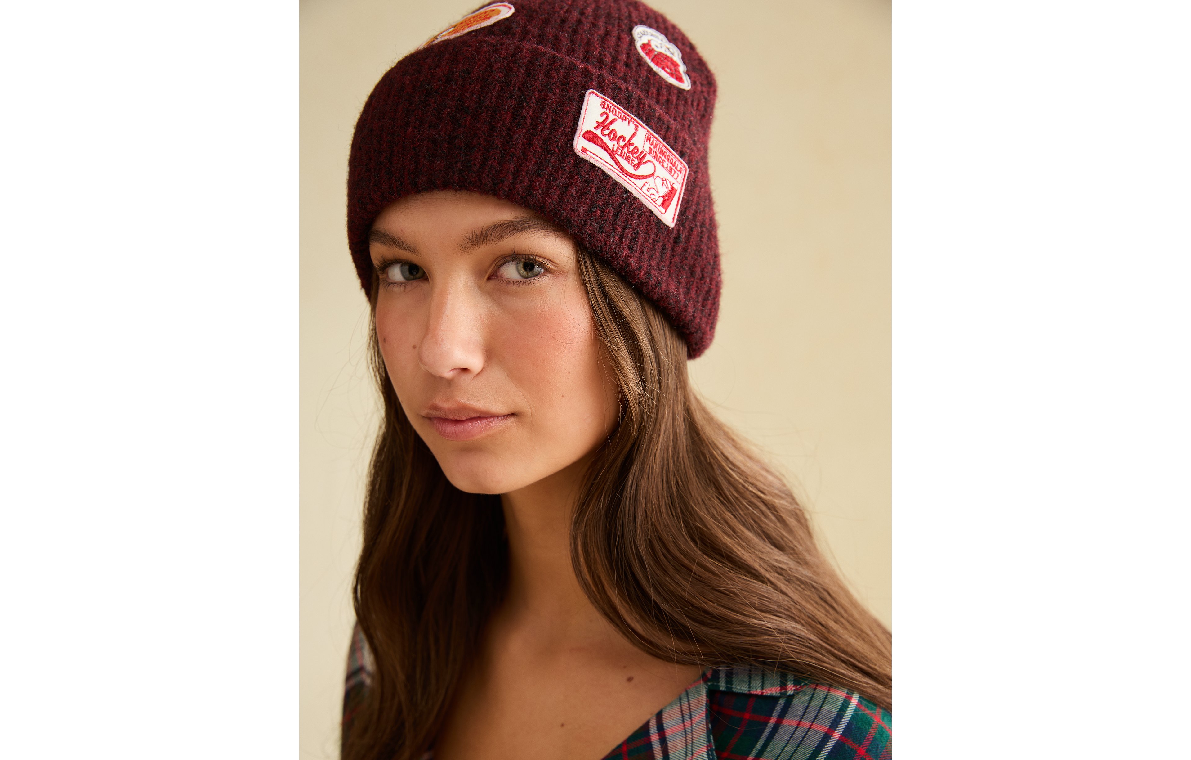 AE Snoopy Patch Beanie
