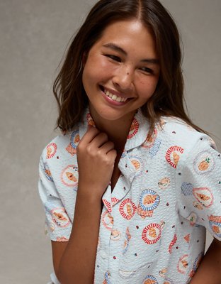 AE Seersucker PJ Top