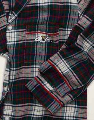 AE Slow Morning Flannel PJ Top