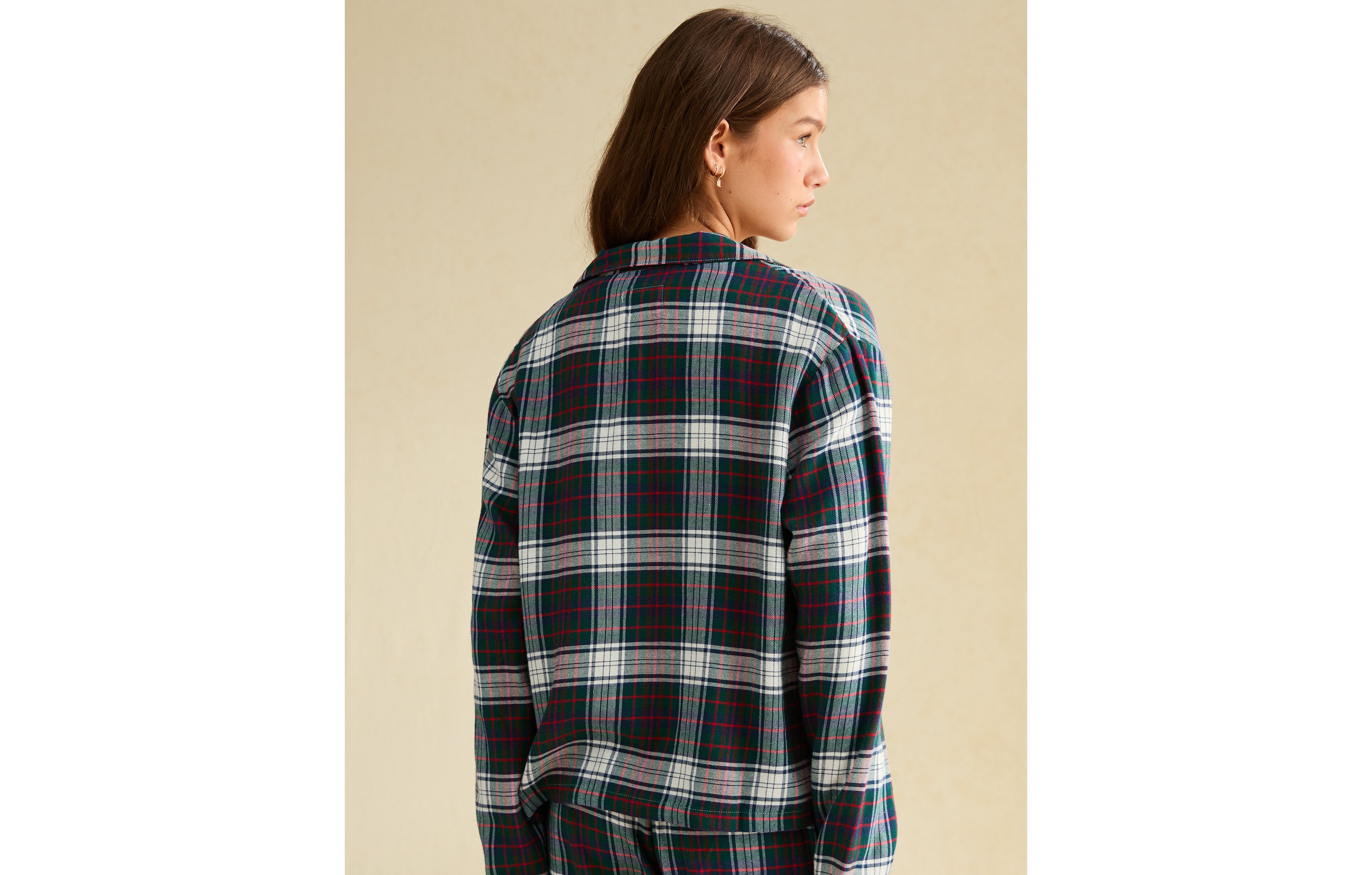 AE Slow Morning Flannel PJ Top